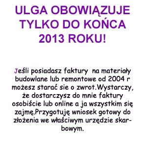 VAT BUDOWLANY VZM 1Odbierz co Ci się należy!Ostatni miesiąc ulgi!, KRAKOW, małopolskie