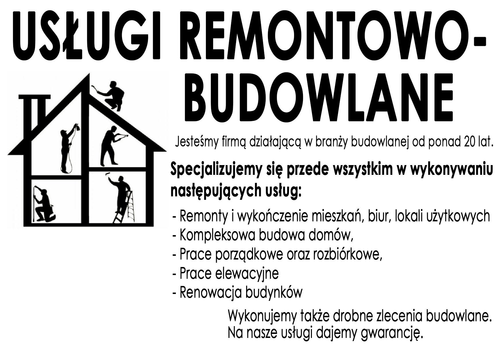 Usługi Remontowo-Budowlane, Opole, Wrocław, Brzeg, Nysa, opolskie