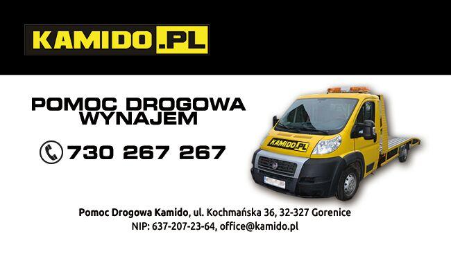 Pomoc drogowa olkusz KAMIDO, małopolskie