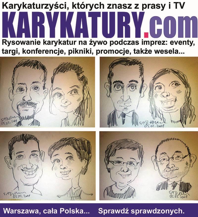 Karykatury na żywo - rysowanie karykatur