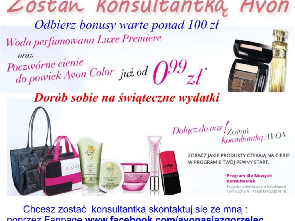 Zostań konsultantką AVON i korzystaj z profitów 