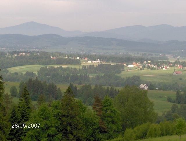 Widok na Skawę.