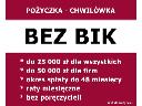 Pożyczka pozabankowa do 25 000 zł i do 50 000 zł dla firm bez BIK.