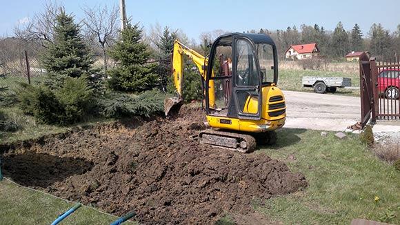 Usługi minikoparką Tanio Szybko i Solidniee Puławy i okolicee, lubelskie