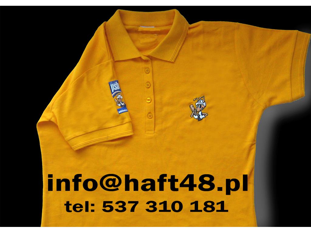 koszulki polo z haftem, koszulki t-shirt haftowane