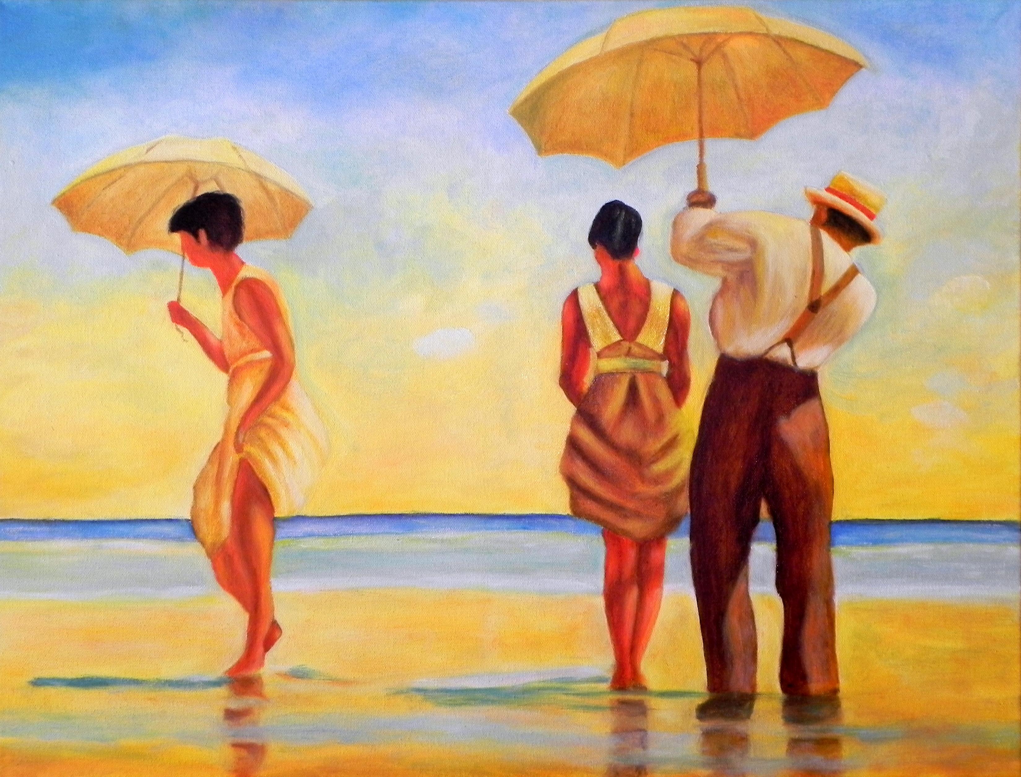 Jack Vettriano ,, wściekłe psy