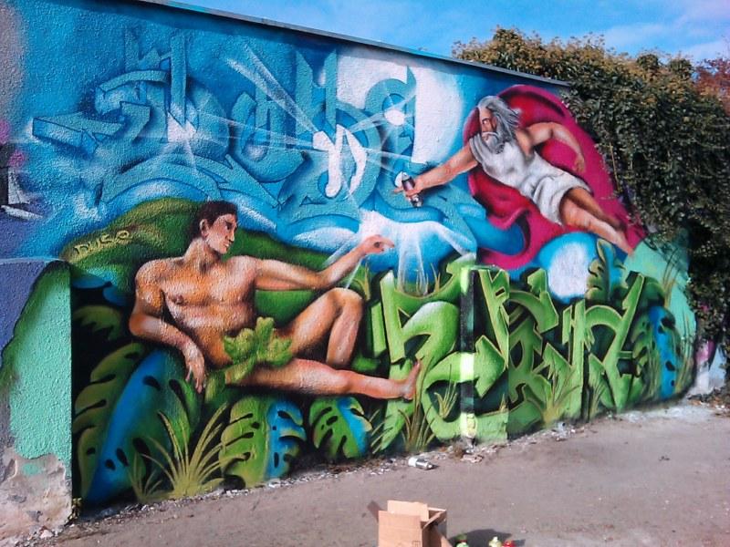 Malarstwo artystyczne, graffiti, bajki na ścianie, Wrocław, dolnośląskie