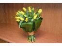 bukiet z żółtych tulipanów