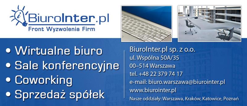 Wirtualne biuro, coworking, spolki,wynajem adresu, Warszawa, mazowieckie