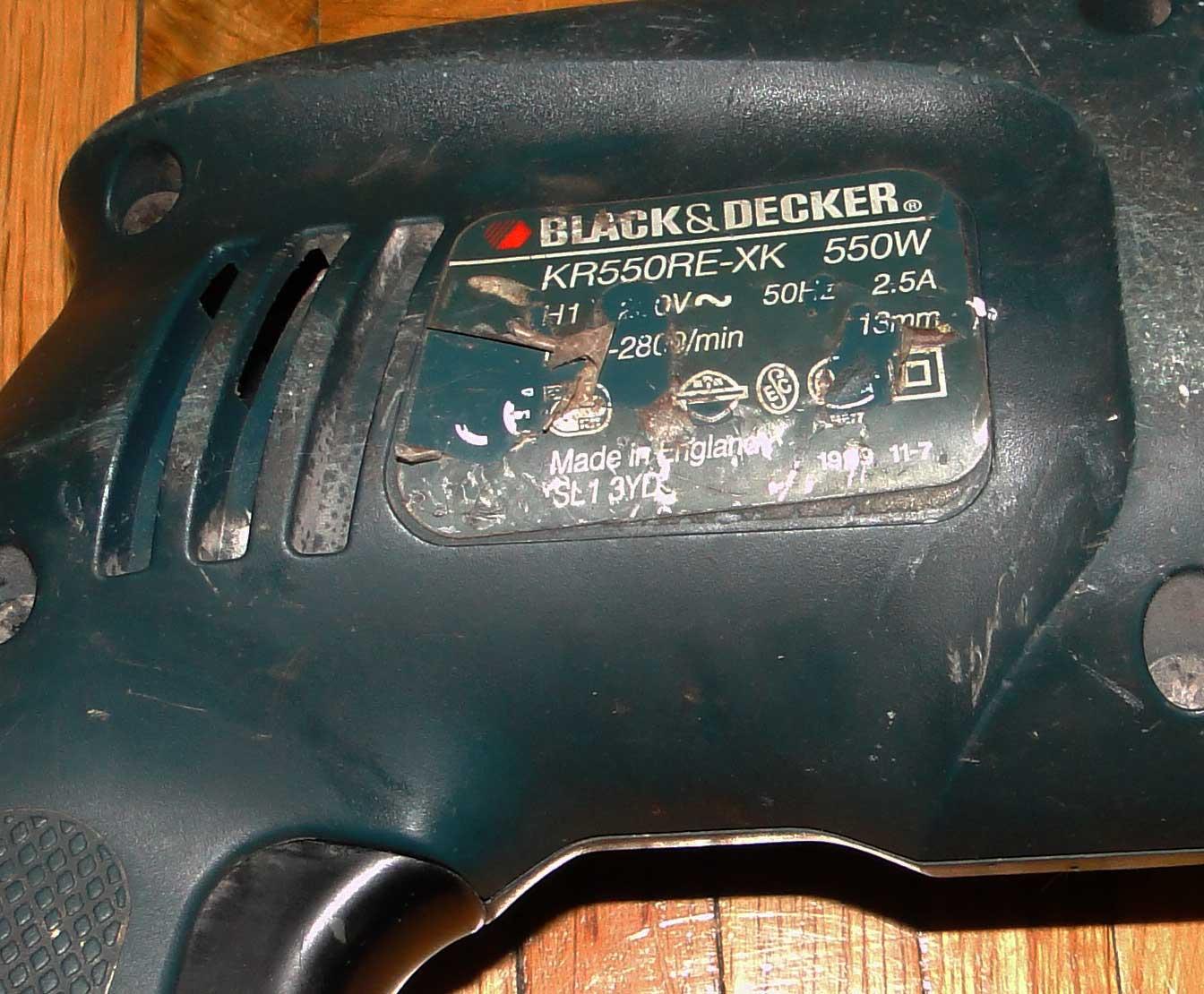 Wiertarka Black&Decker KR550RE - XK 550 Wat