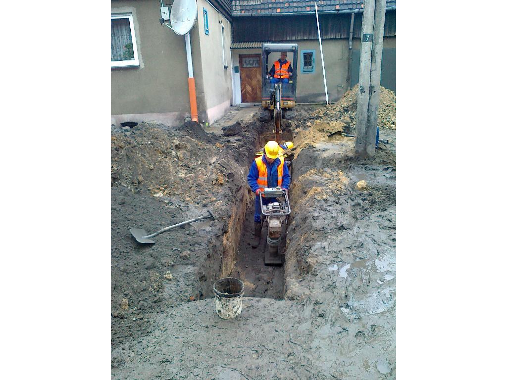 Budowa kanalizacji w Zabrzu woj Śląskie