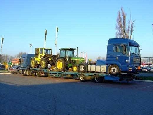 TRANSPORT MASZYN, POJAZDÓW, 