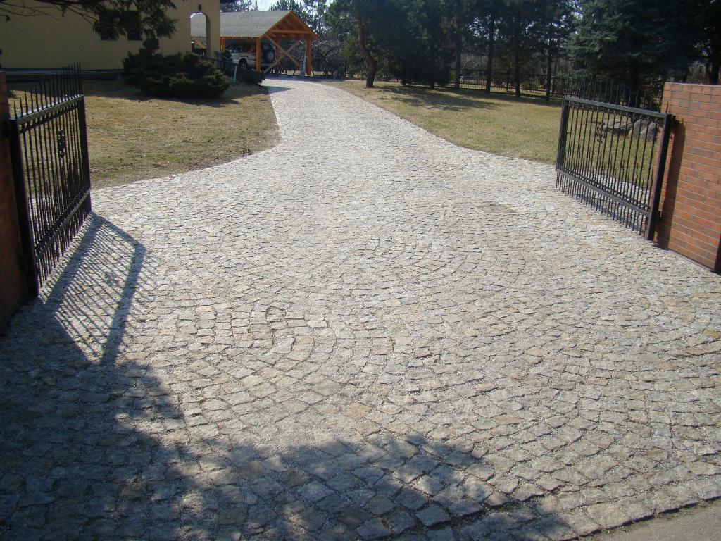 Wykonywanie nawierzchni z betonowej kostki brukowej i granitu, Rybnik, Gliwice, Żory, Wodzisław, Katowice, śląskie