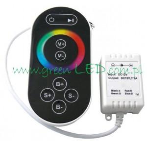 Sterownik LED RGB radiowy 144W paleta barw