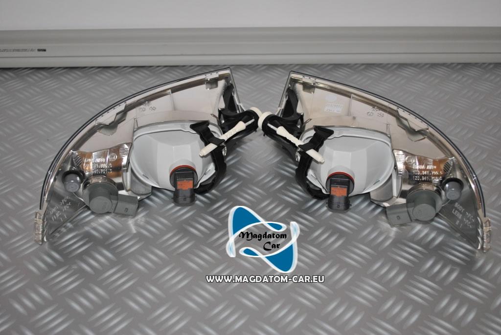 2x Nowe Oryginalne Halogeny Halogen Skoda Octavia 2 Facelift od 2009