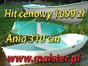 Łódka Wędkarska Ania 310 3 osobowa Ceny Producenta, Bobry 16