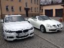 Wynajęcie auta na ślub BMW 328i oraz mercedes Cabrio BIAŁE , Katowice, śląskie