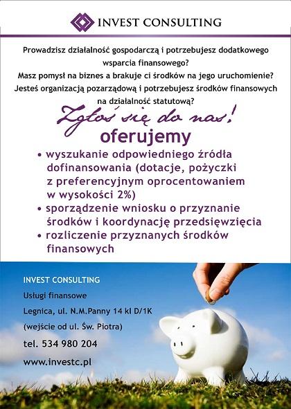 Pomoc w uzyskaniu dotacji z UE, preferencyjnych pożyczek, Legnica, dolnośląskie