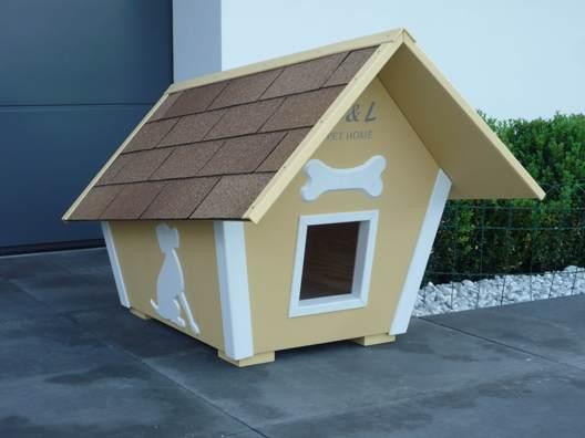 buda dla psa classic z dachem dwuspadowym D&L PET HOME