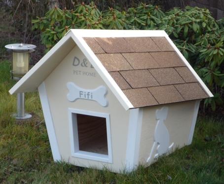 buda dla psa classic z dachem dwuspadowym D&L PET HOME