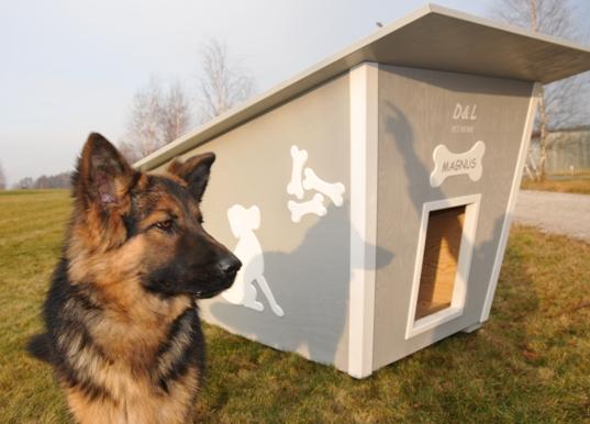 buda dla psa classic z dachem jednospadowym D&L PET HOME