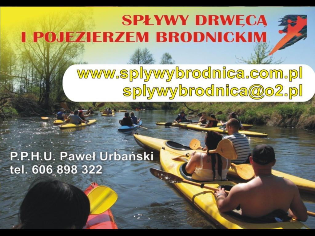 Spływy Drwęcą oraz Pojezierzem Brodnickim, Brodnica, kujawsko-pomorskie