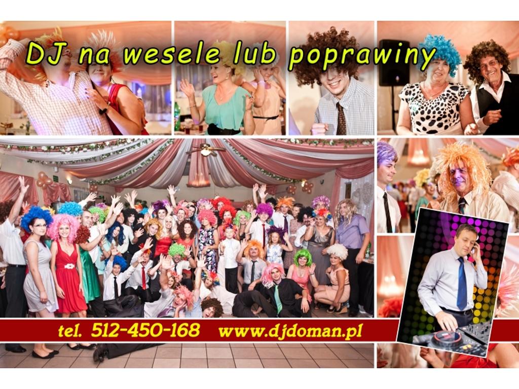 Dj na poprawiny Stalowa Wola podkarpackie, wodzirej Doman