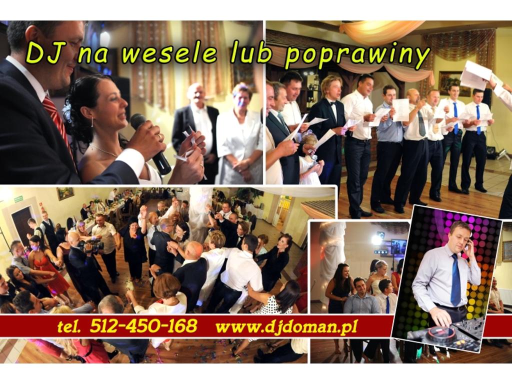 Dj na wesele Lublin lubelskie, ciekawe zabawy, Doman