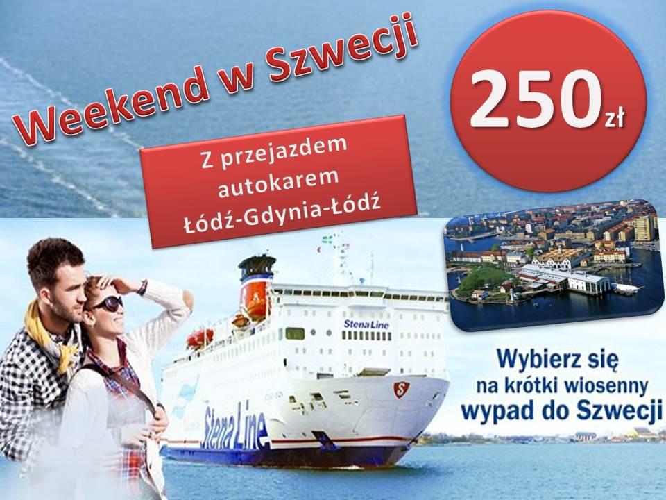 REJSY DO SZWECJI Stena LIne przejazdem autokarem Łódź-Gdynia-Łódź, łódzkie