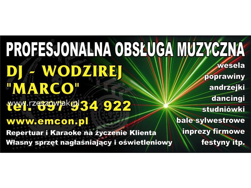 PROFESJONALNY DJ-WODZIREJ NA WESELE - DJ 