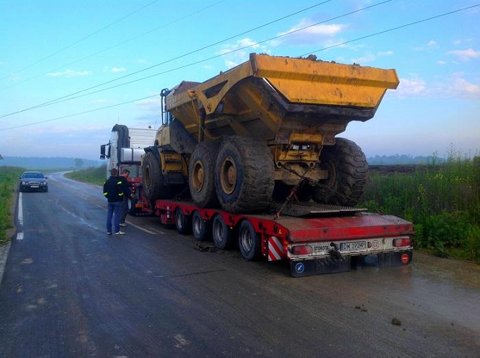 transport maszyn budowlanych 