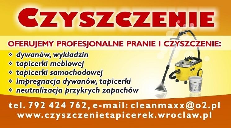 PRANIE DYWANÓW WYKŁADZIN TAPICERKI MEBLOWEJ - KANAP SOF NAROŻNIKÓW, Wrocław, dolnośląskie