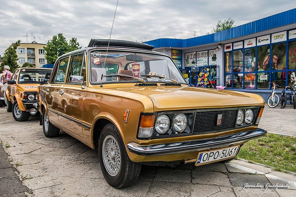 Zabytkowe auto do ślubu złoty Fiat 125 p Siedlce, mazowieckie