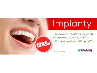 RABAT na Implanty 1999zł - kliknij, aby powiększyć