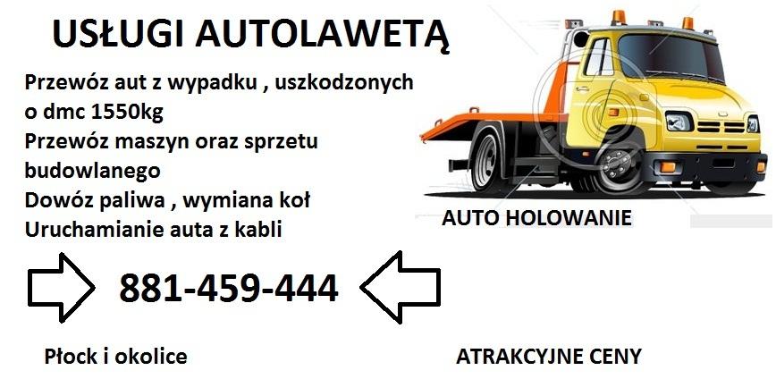 Tanie usługi auto-lawetą Tanie auto części używane Transport , , Płock, mazowieckie
