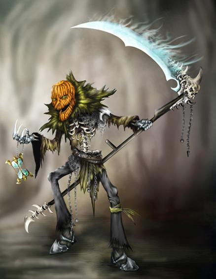 Concept art postaci do gry