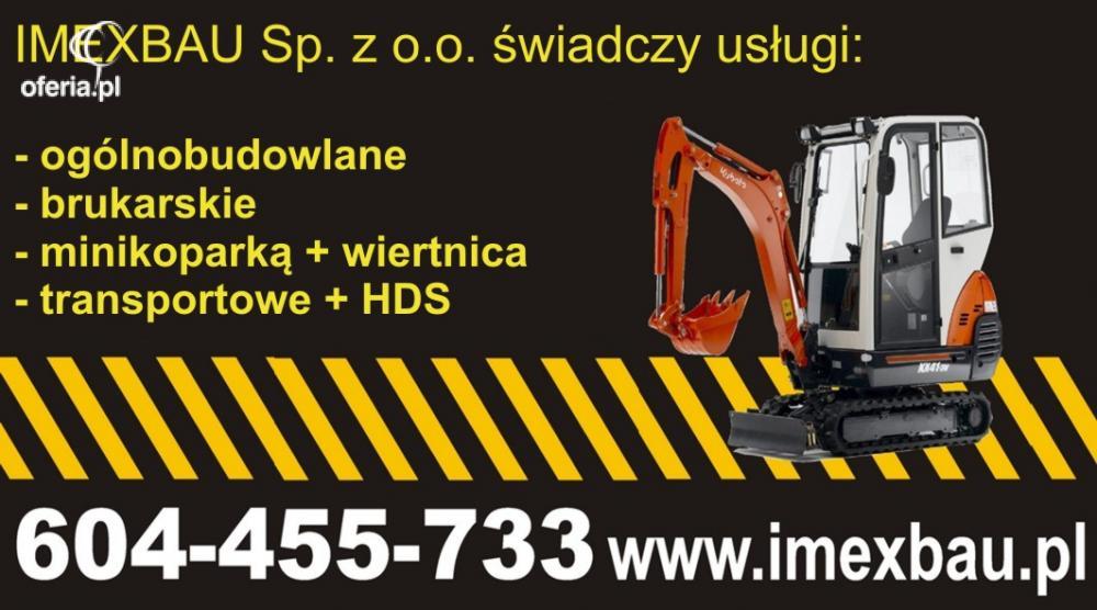 Usługi Minikoparka - Wiertnica - Swider - Wywrotka - HDS, Stare Babice, mazowieckie