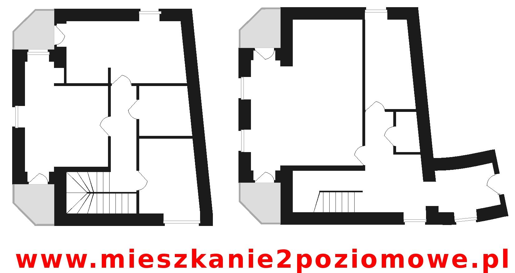 Ciekawe mieszkanie 2 poziomowe w sercu Krakowa