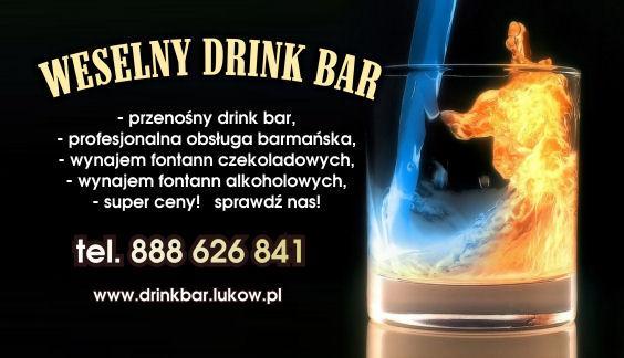 Drink Bar na wesele,barman,fontanna czekoladowa, Luków, lubelskie