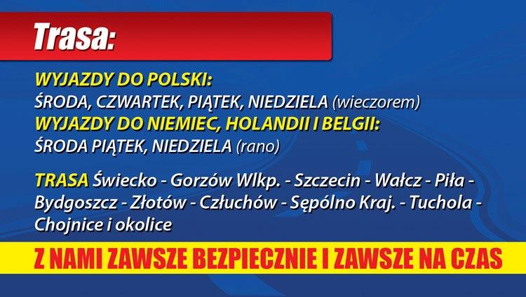 SPEEDTRANSPORT Miedzynarodowy Przewóz Osob i Paczek <POLECAMY >, Piła, zachodniopomorskie