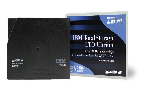 00V7590 IBM LTO-6 Ultrium Tape Media 2.5TB/6.25TB