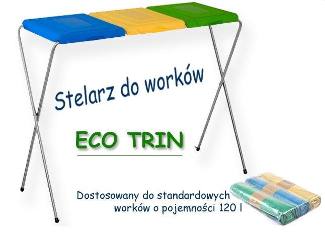 STOJAK NA WORKI DO SEGREGACJI ŚMIECI