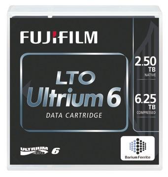 Taśma LTO6 Ultrium 2.5/6.25TB BaFe RW Fujifilm