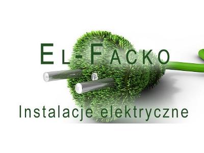 El-Facko instalacje elektryczne Luzino - kliknij, aby powiększyć