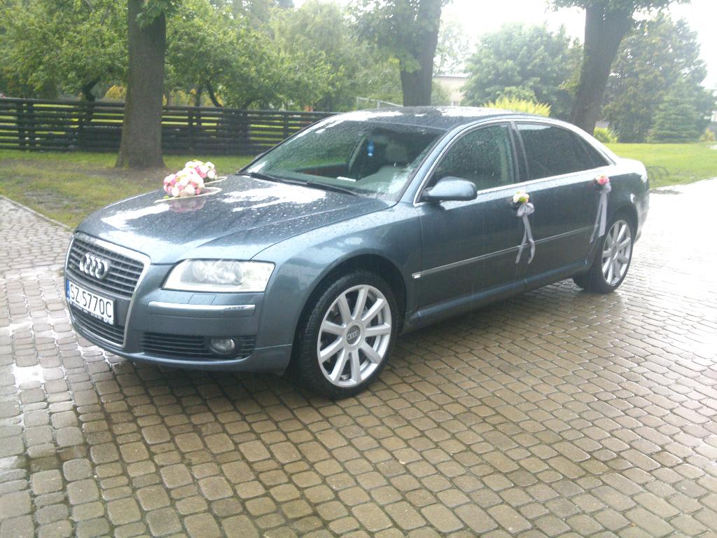 AUTO DO ŚLUBU WYNAJEM AUDI A8 LONG WERSJA RZĄDOWA ZABRZE KATOWICE , śląskie