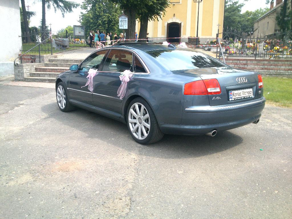 AUTO DO ŚLUBU WYNAJEM AUDI A8 LONG WERSJA RZĄDOWA ZABRZE KATOWICE , śląskie