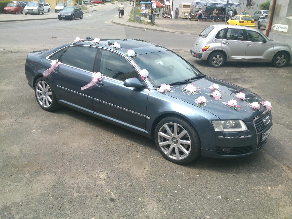 AUTO DO ŚLUBU WYNAJEM AUDI A8 LONG WERSJA RZĄDOWA ZABRZE KATOWICE , śląskie