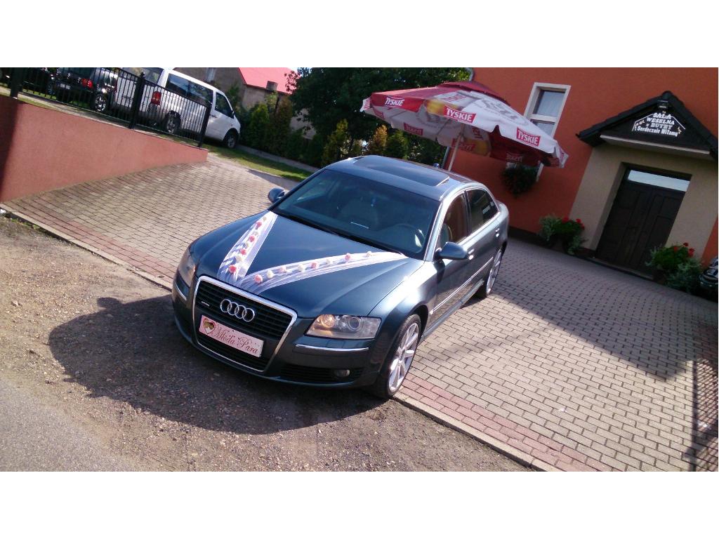 AUTO DO ŚLUBU WYNAJEM AUDI A8 LONG WERSJA RZĄDOWA ZABRZE KATOWICE , śląskie