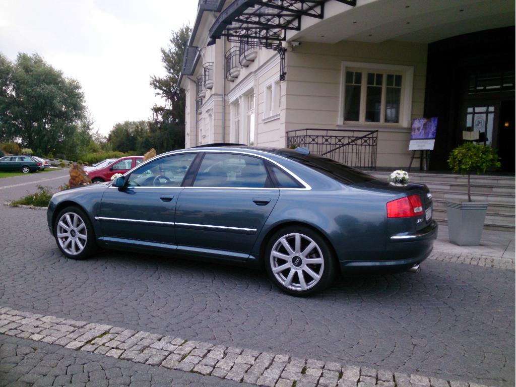 AUTO DO ŚLUBU WYNAJEM AUDI A8 LONG WERSJA RZĄDOWA ZABRZE KATOWICE , śląskie