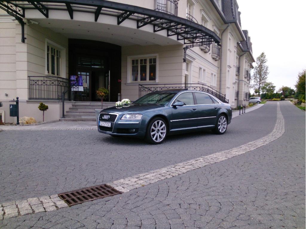 AUTO DO ŚLUBU WYNAJEM AUDI A8 LONG WERSJA RZĄDOWA ZABRZE KATOWICE , śląskie